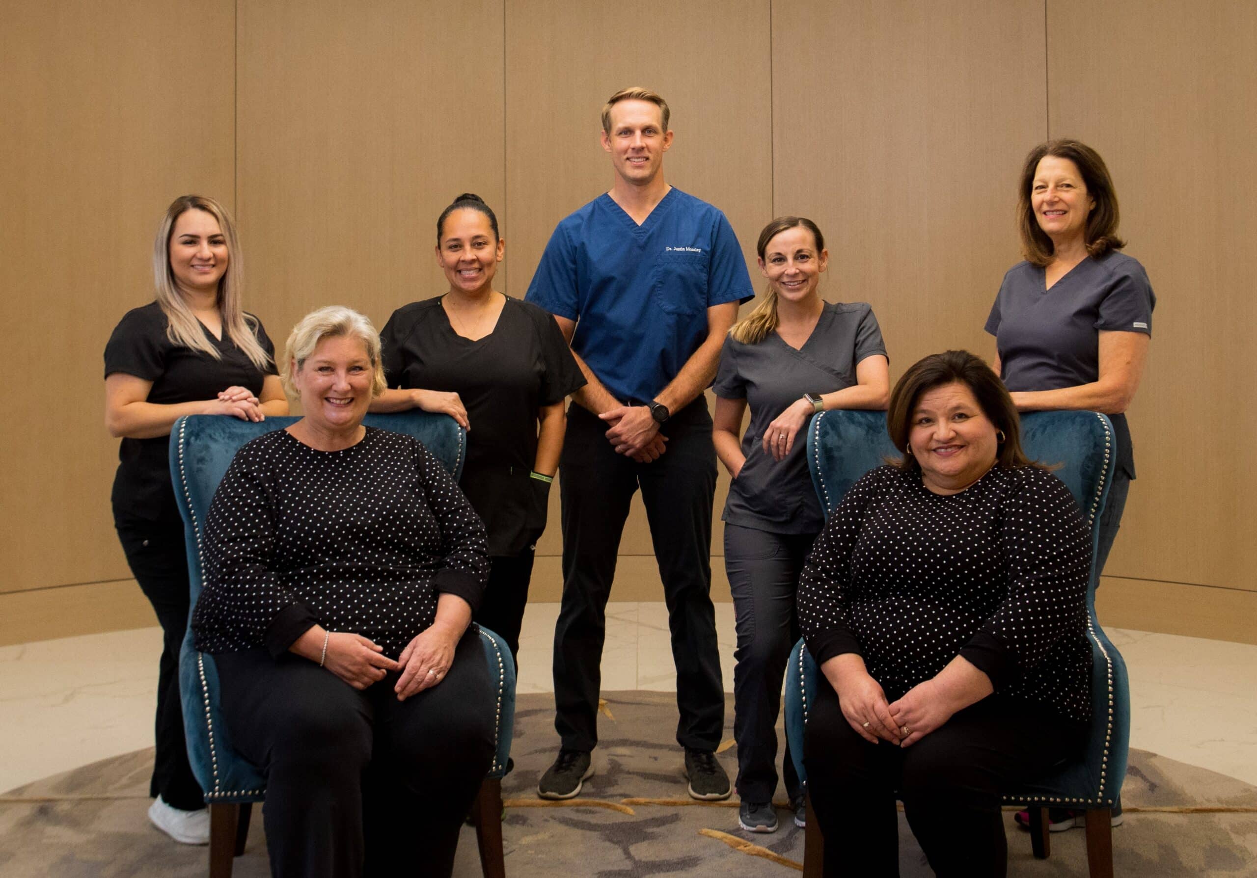 Meet the Team DR. Justin Moseley. Preston Commons Dental Care. General, Cosmetic, Restorative, Preventative Dentistry Dentist in Dallas TX 752253